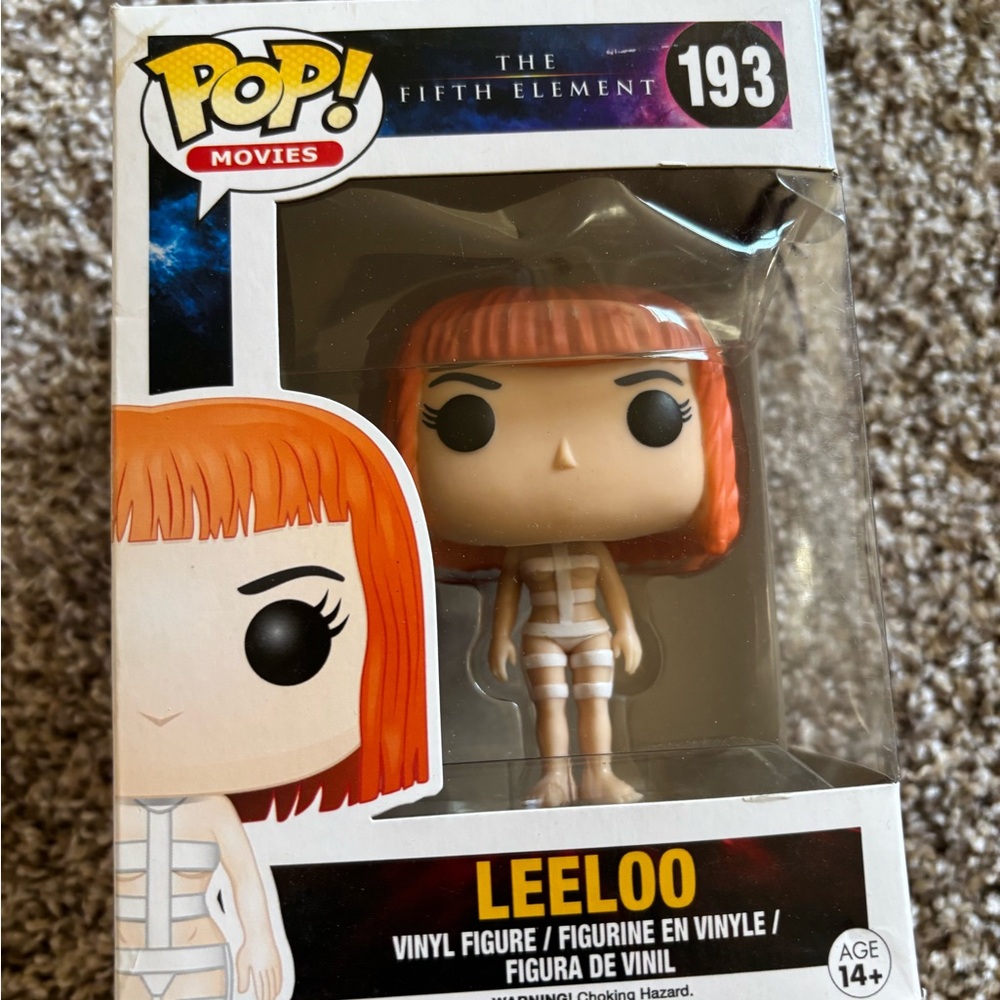 Funko Pop! Leeloo Figure with Orange Hair